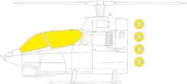 1/32 Eduard AH-1G TFace Mask