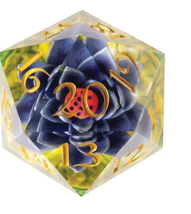 Black Lotus 54mm Spindown D20 - Sirius Dice - SID