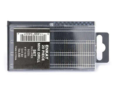 Enkay ENK540 20pc 61 to 80 Mini Drill Set
