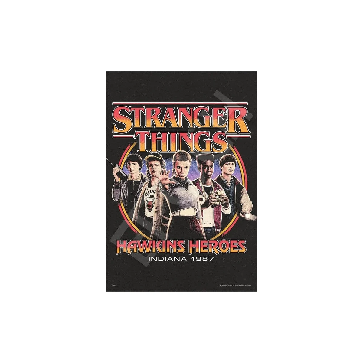 Stranger Things 1000 piece puzzle Hawkins Heroes - Epoch Toys