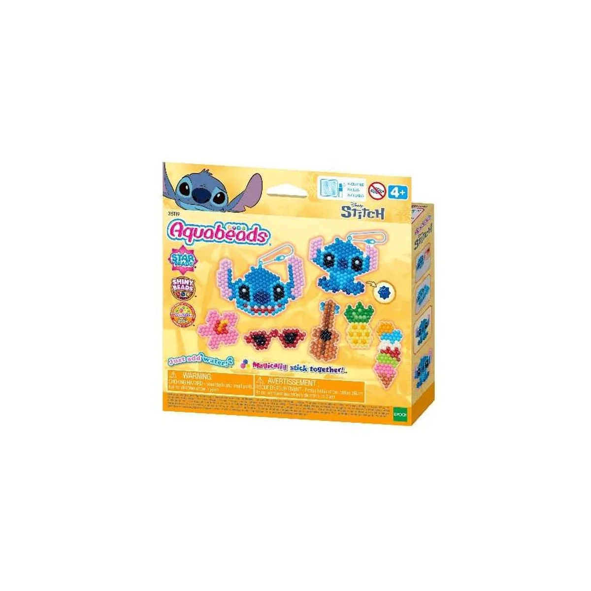 Stitch Aquabeads Keychain Craft Kit - Epoch Toys