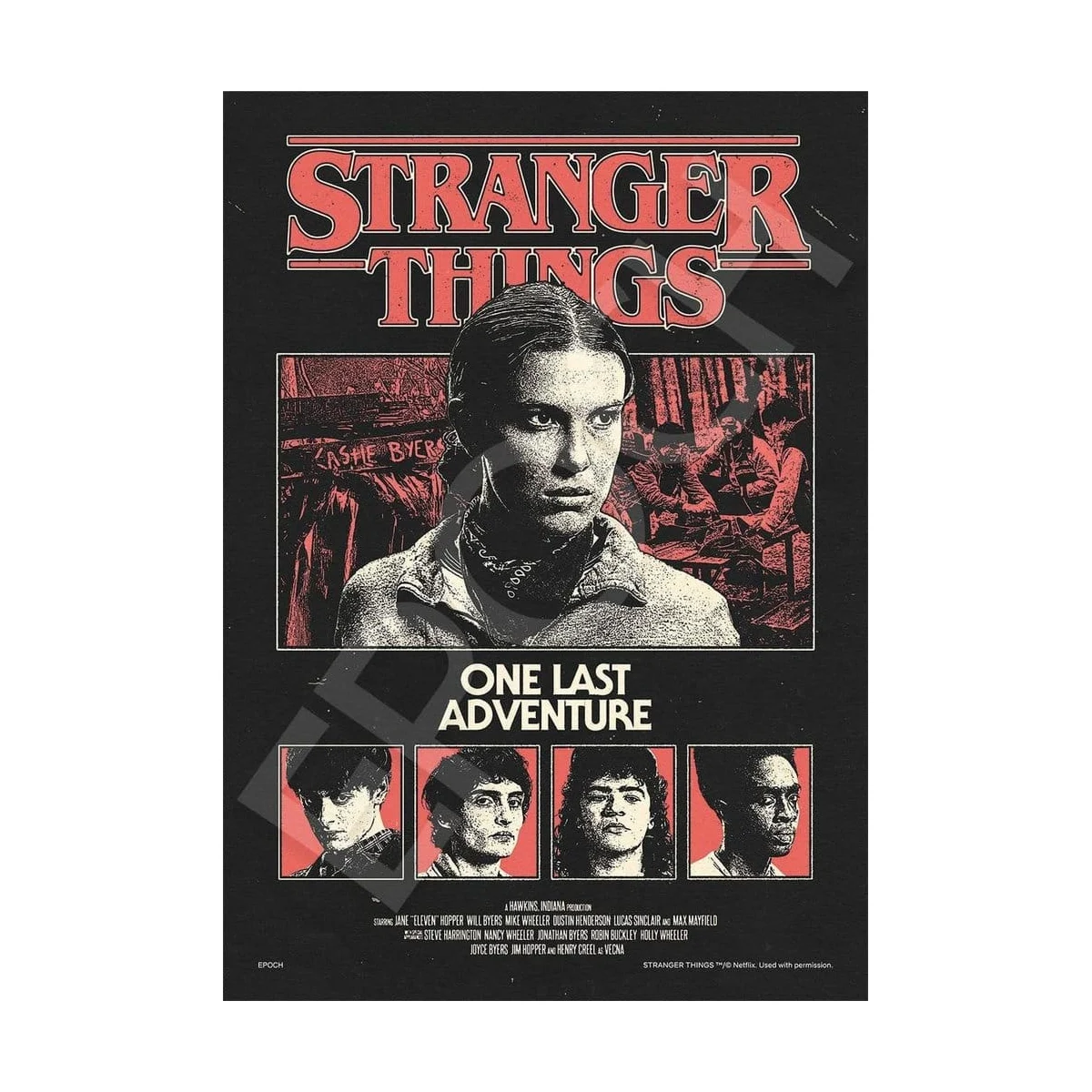 Stranger Things 500 piece puzzle One Last Adventure - Epoch Toys