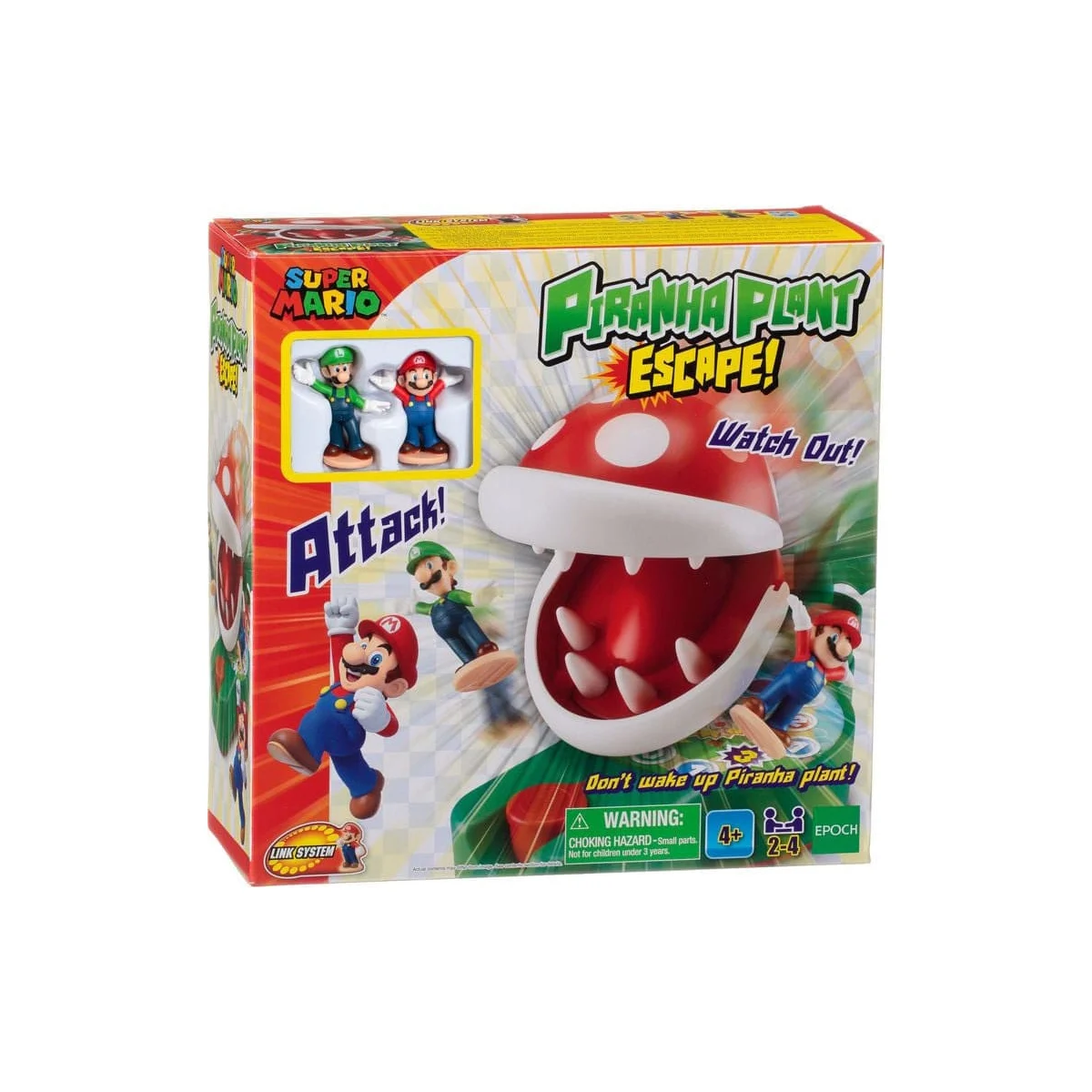 Super Mario game Piranha Plant Escape Board game - Epoch Toys