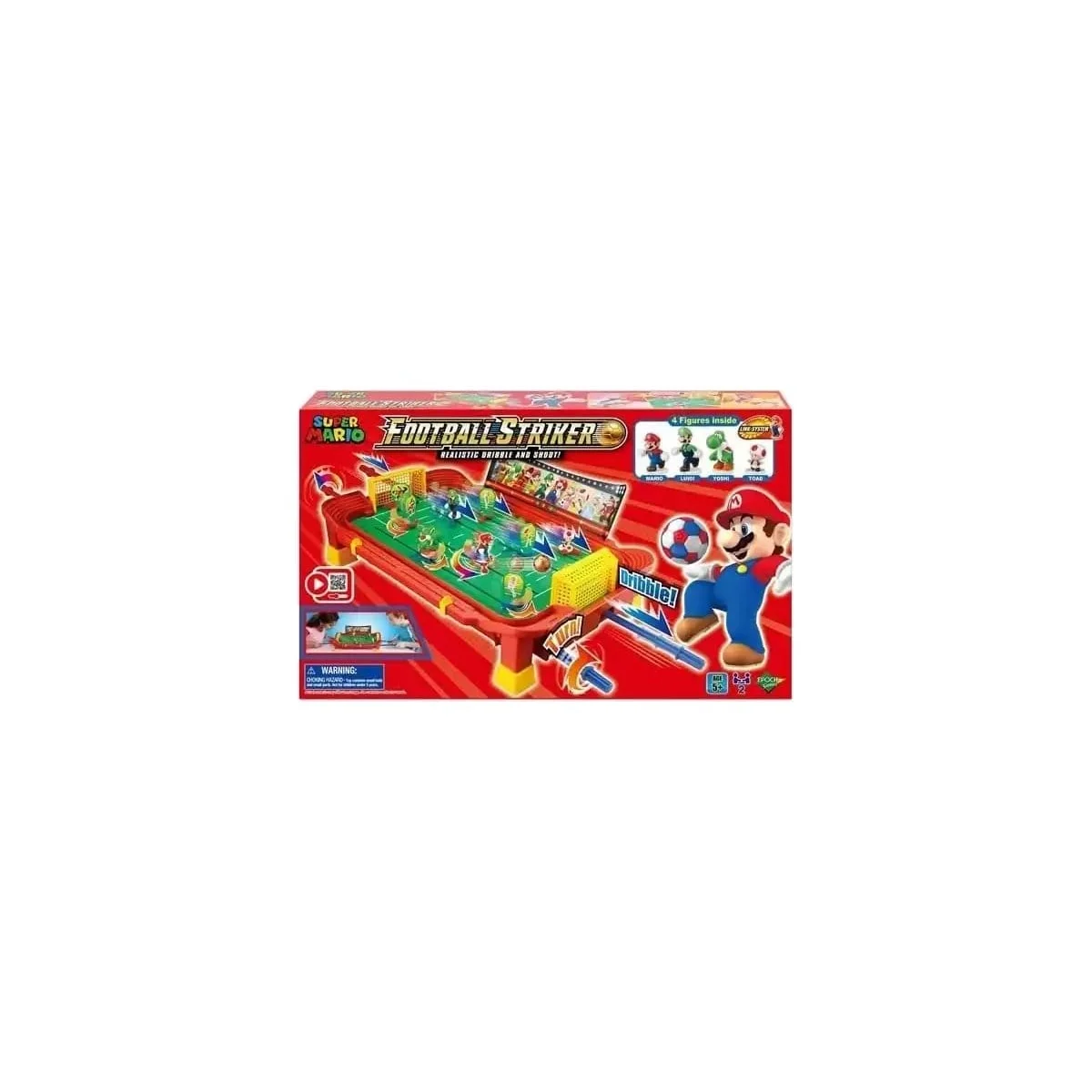 Super Mario Football Striker game Board game - Epoch Toys