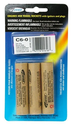 Estes EST10047 C6-0 Engines/3pk