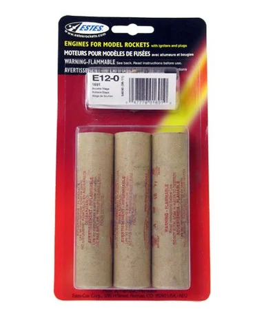 Estes EST10050 E12-0 Engines/3pk (was EST1691
