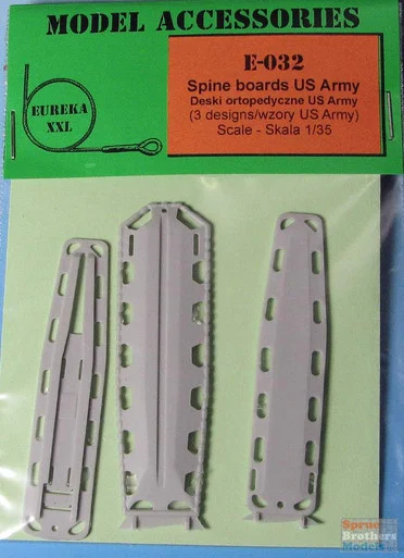 EURE032 1:35 Eureka XXL - US Army Backboards / Spine Boards (Set of 3)