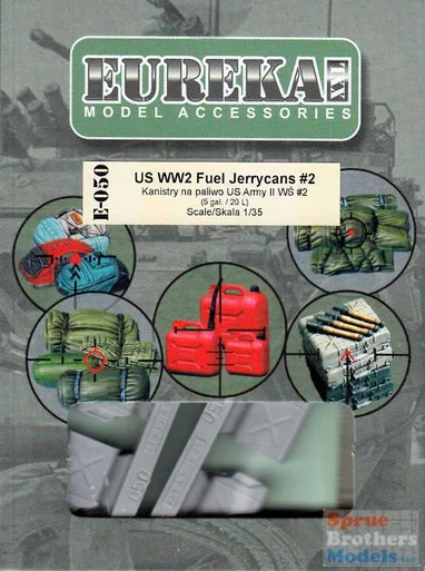 EURE050 1:35 Eureka XXL - US WW2 Fuel Jerrycans #2