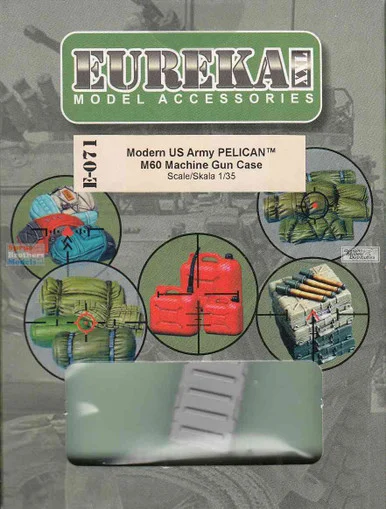 EURE071 1:35 Eureka XXL - Modern US Army Pelican M60 Machine Gun Case