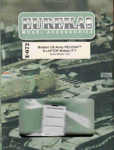 EURE072 1:35 Eureka XXL - Modern US Army Pelican 8-Laptop Mobile IT Case