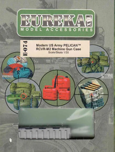 EURE074 1:35 Eureka XXL - Modern US Army Pelican RCVR-M2 Machine Gun Case