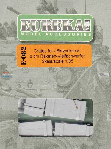 EURE082 1:35 Eureka XXL - Crates for 8cm Raketen-Vielfachwerfer