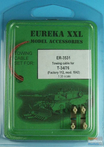 EURER3531 1:35 Eureka XXL Tow Cable - T-34/76 Mod.1942 Factory 112