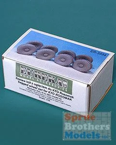 EURER3554 1:35 Eureka XXL KTO Rosomak Sagged (Michelin XZL) Wheel Set (IBG kit)