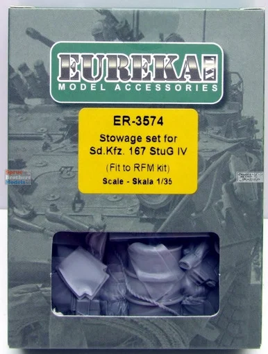 EURER3574 1:35 Eureka XXL Stowage Set - Sd.Kfz.167 StuG.IV (RFM kit)
