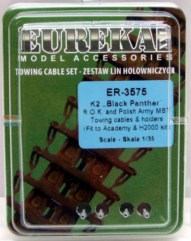 EURER3575 1:35 Eureka XXL Towing Cable Set - K2 Black Panther (ACA kit)