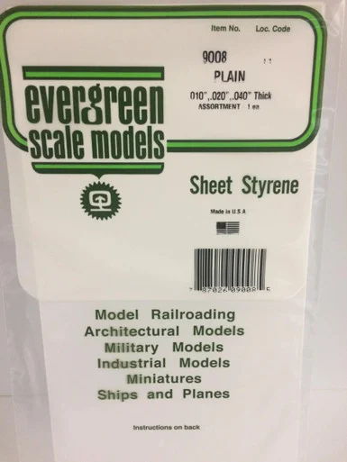 Evergreen Styrene White Assortment