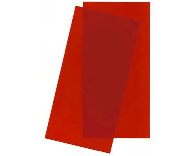 Evergreen Scale Models 9901 Red Transparent Sheet 6 x 12 x .010 (2 Pieces)