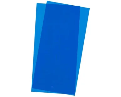 Evergreen Scale Models 9902 Blue Transparent Sheet 6 x 12 x .010 (2 Pieces)