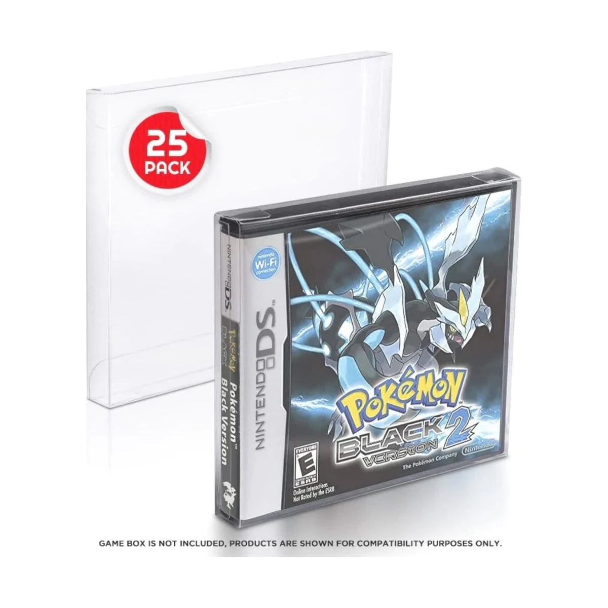 Pack of 25 PET protective cases for Nintendo DS games - Evoretro