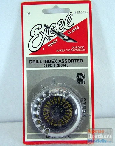 EXL55510 Excel 20 Piece Drill Set With Dome Stand #55510