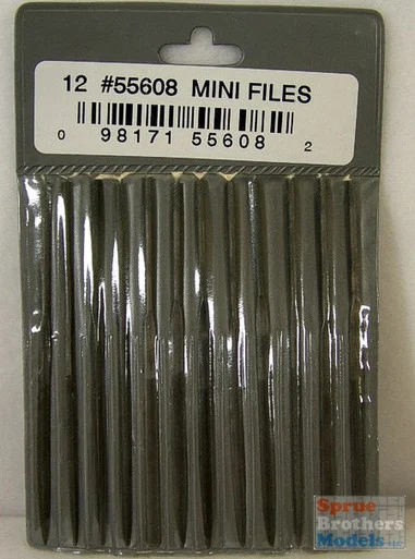 EXL55608 Excel Mini File Set (12 pieces in vinyl pouch) #55608