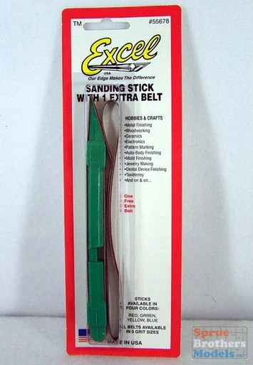 EXL55678 Excel Sanding Stick with Extra Belt #55678