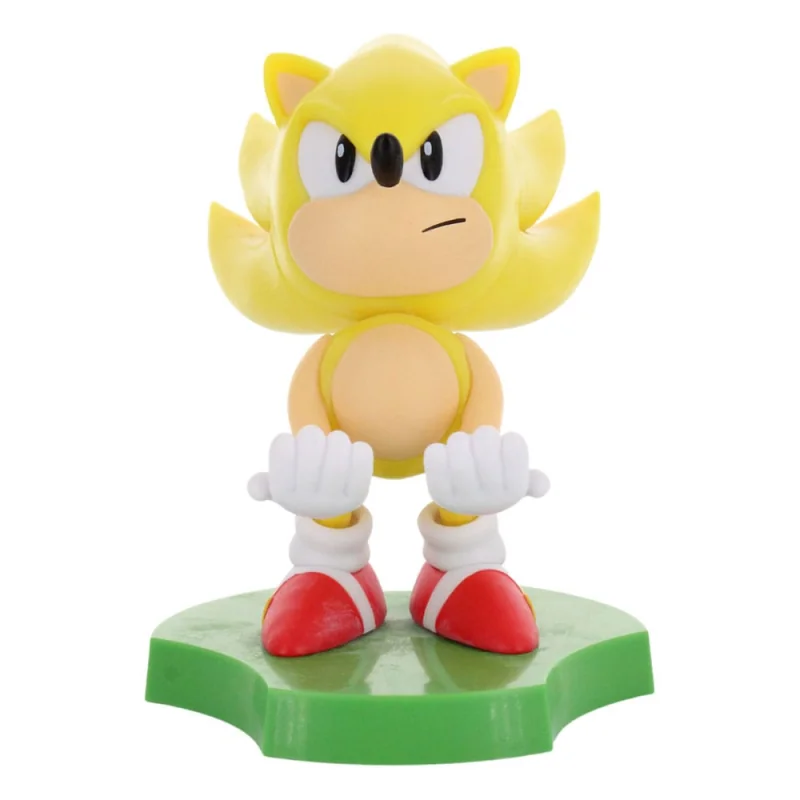 Sonic The Hedgehog Holdem Cable Guy Super Sonic 10 cm - Exquisite Gaming