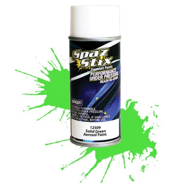 Spaz Stix 12509 Solid Green Aerosol Paint 3.5oz