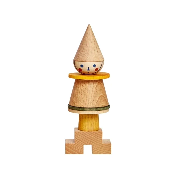 Stacking Toy Stick Figure No. 01 - Wooden Story