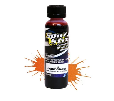 Spaz Stix 15150 Candy Orange Airbrush Paint 2oz