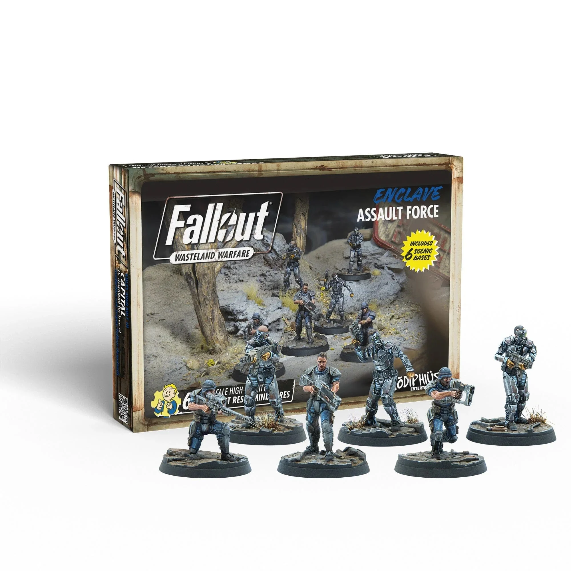 Fallout: Wasteland Warfare – Enclave: Assault Force - Modiphius