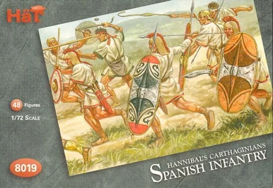 HaT Industrie 8019 Spanish Infantry 1/72 Scale Model Kit - Hat Industries