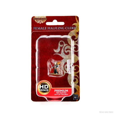 Wizkids 77514 Pathfinder Battles: Premium Painted Figure - Female Halfling Cleric