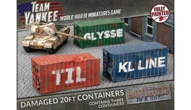 Damaged 20ft Containers - BB254