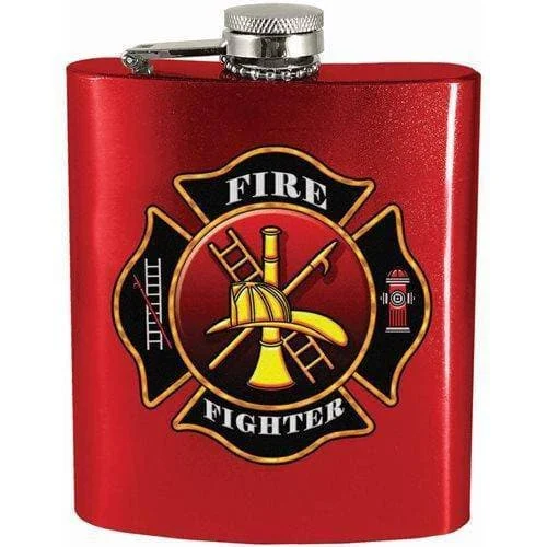 Fire Fighter 7oz. Hip Flask - Spoontiques