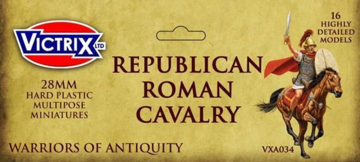 Republican Roman Cavalry, 28 mm Scale Model Plastic Figures - Victrix