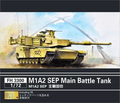 1/72 Flyhawk M1A2 SEP Main Battle Tank Armor Model Kit - Flyhawk Models