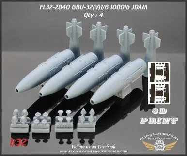 1/32 Flying Leathernecks GBU-32(V)1/B 1000lb JDAM (4)