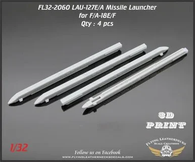 1/32 Flying Leathernecks LAU-127B/A Missile Launcher for AIM-9M/X, AIM-120