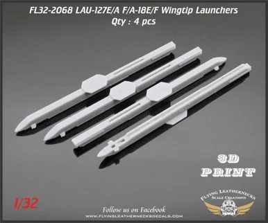 1/32 Flying Leathernecks U-127B/A wingtip launcher for F/A-18E/F