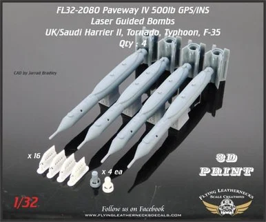 1/32 Flying Leathernecks Paveway IV Laser Guided Bombs
