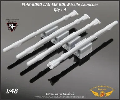 1/48 Flying Leathernecks LAU-138 BOL Missile Launchers