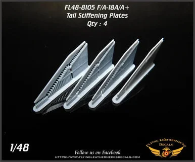 1/48 Flying Leathernecks F/A-18A/A+ Tail Stiffening Plates