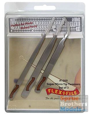 FLX1200 Flex-I-File Stainless Steel Tweezers Set