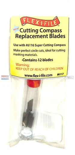 FLX6117 Flex-I-File Super Cutting Compass Replacement Blades (12 pcs)