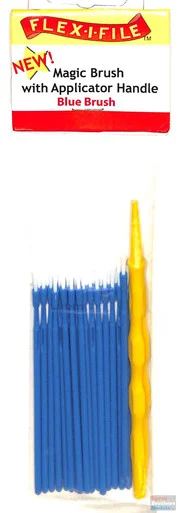 FLXM933001 Flex-I-File Magic Brush with Applicator Handle - Blue Brush