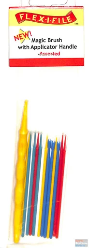 FLXMB05 Flex-I-File Magic Brush with Applicator Handle - Assorted