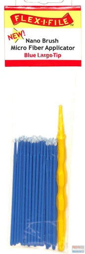 FLXN930005 Flex-I-File Nano Brush Micro Fiber Applicator - Blue Large Tip
