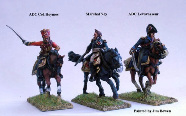 Perry Miniatures Napoleonic French Marshal Ney and Staff Mounted 28mm Scale Metal Figures